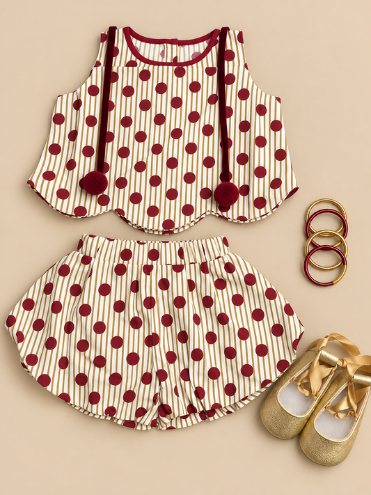 Burgundy Bubble Set