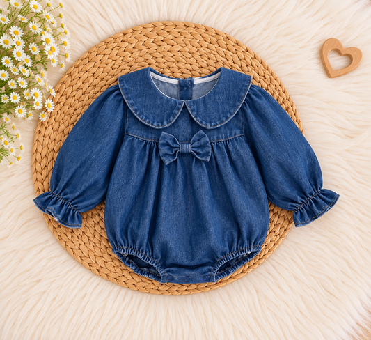 Denim Romper 🎀